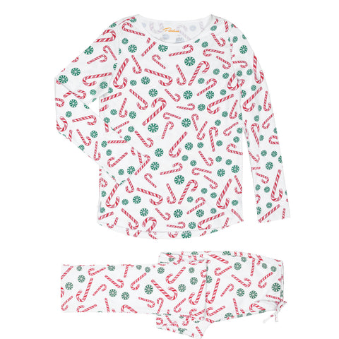 Candy Canes Pajamas Pants Woman